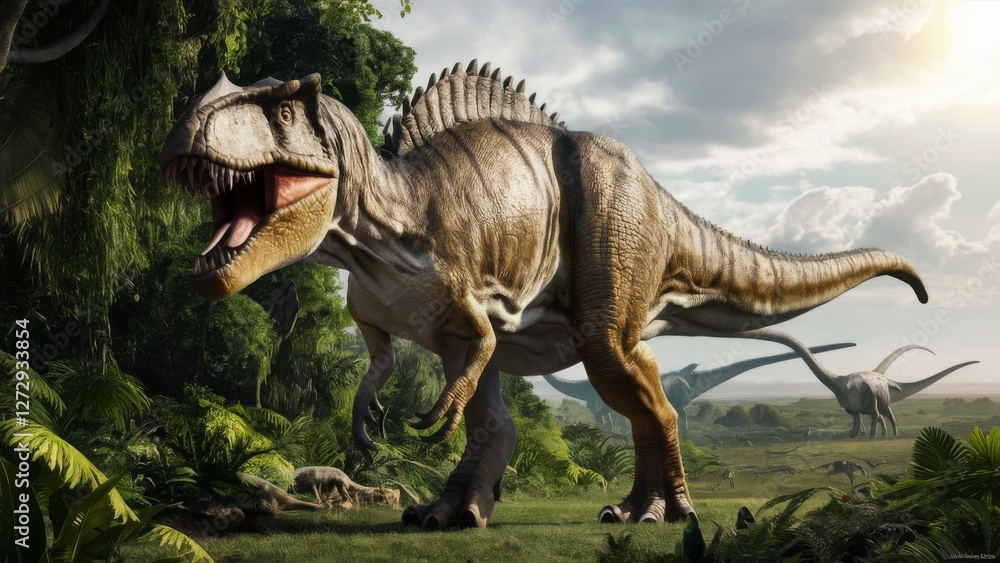 Fototapeta premium Predatory dinosaur