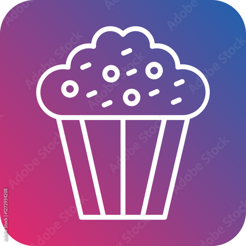 Coffee Muffin Icon Style