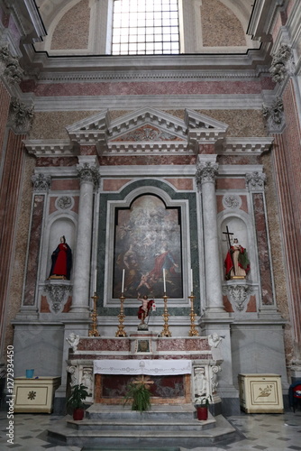 Obraz na płótnie Napoli - Cappellone di Santa Lucia nella Basilica di San Giovanni w salonie