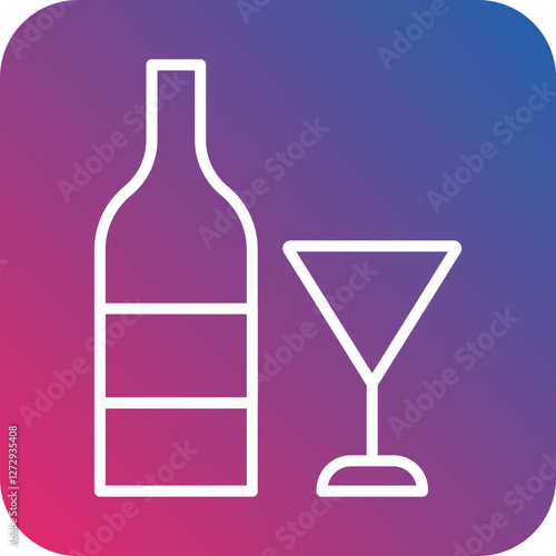 Drinking Icon Style