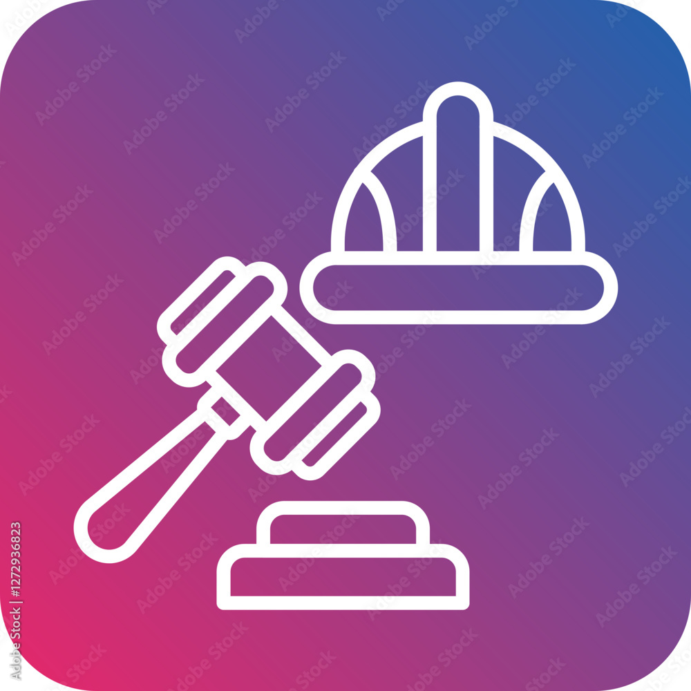 Labor Law Icon Style Labor Law Icon Style