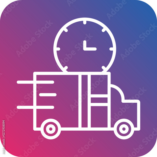 Express Shipping Icon Style