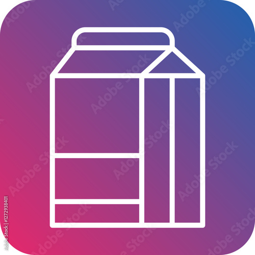 Dairy Free Food Icon Style