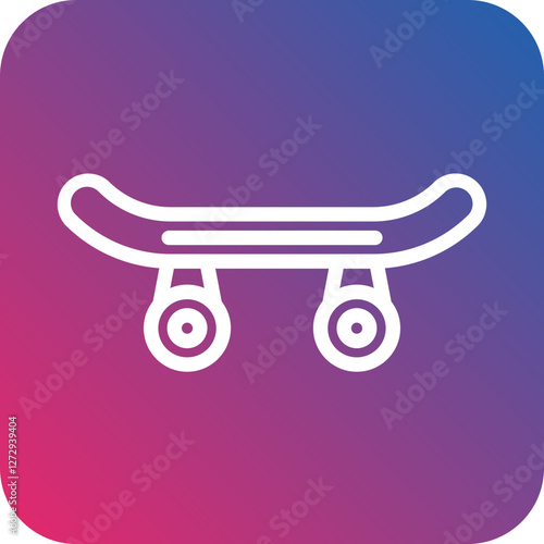 Skateboard Icon Style