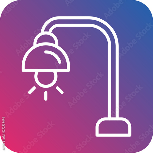 Book Lamp Icon Style