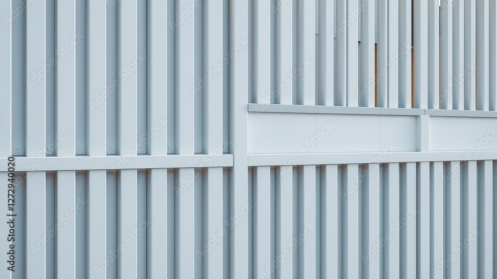 Modern Minimalist Geometric Exterior Fence Design Modern Minimalist Geometric Exterior Fence Design