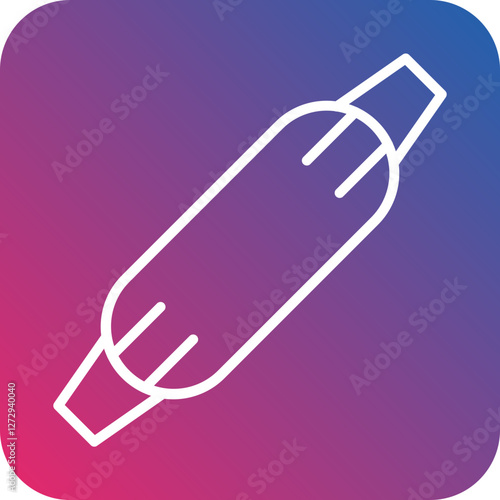 Neon Lamp Icon Style