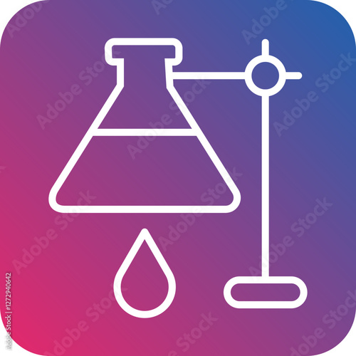 Retort Stand Icon Style