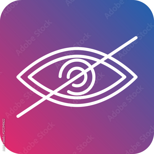 Legal Blindness Icon Style