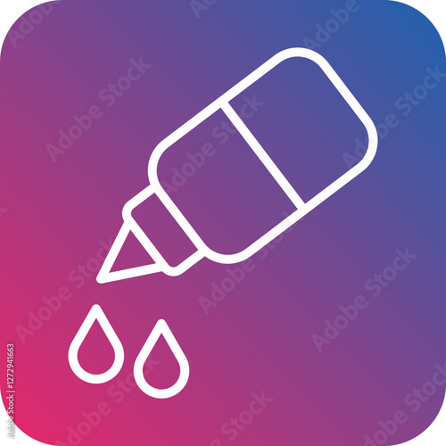 Medical Eye Drops Icon Style