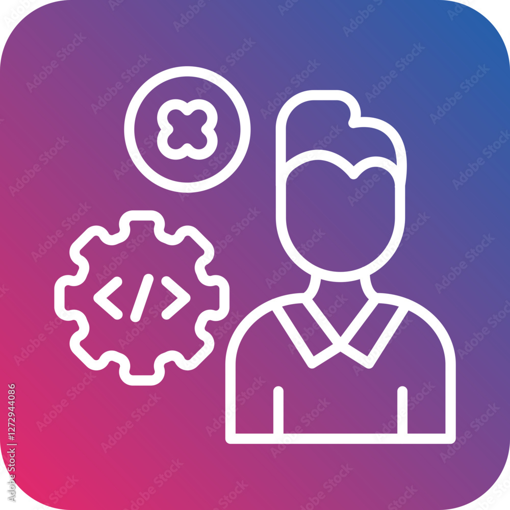 No Programming Experience Icon Style No Programming Experience Icon Style
