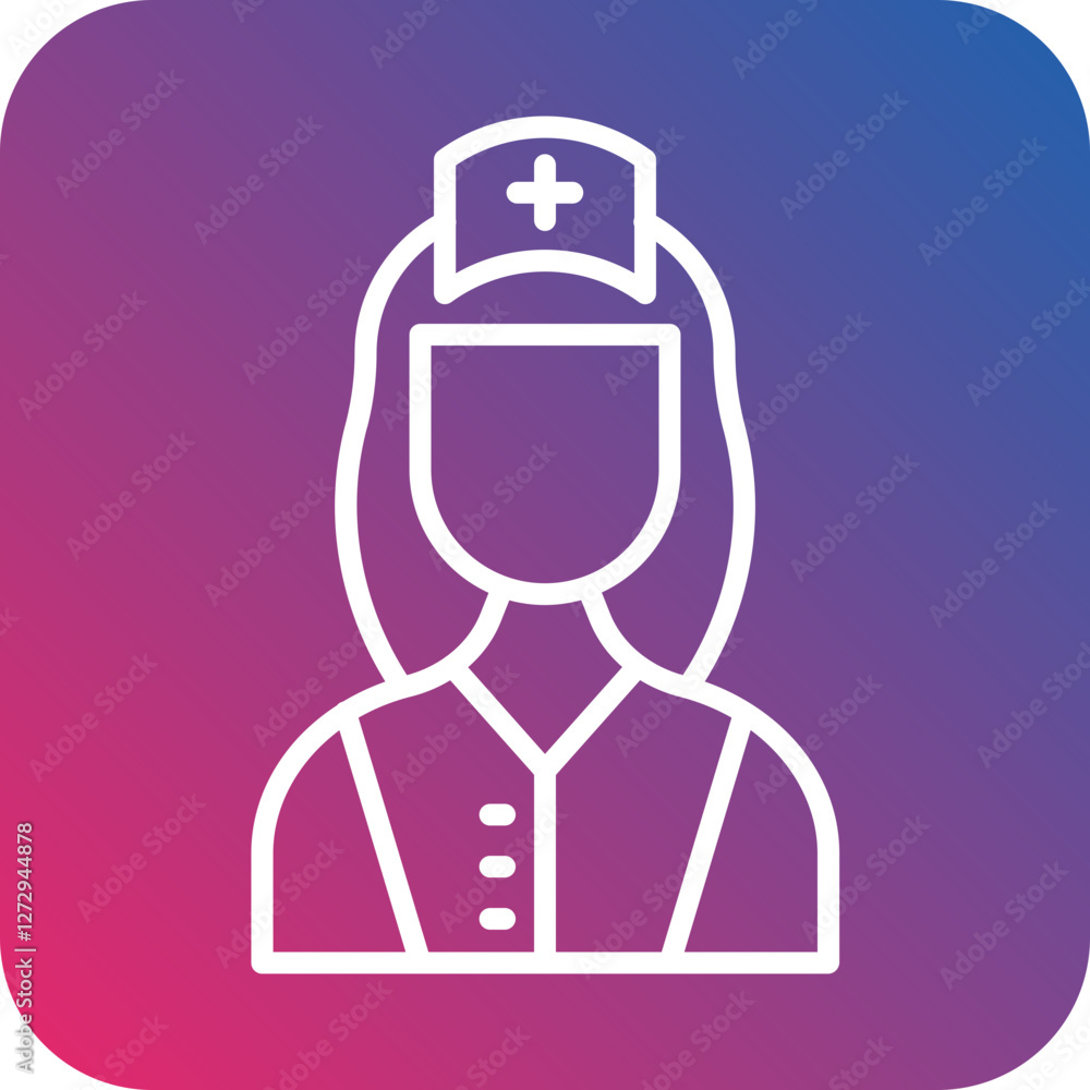 Nurse Icon Style Nurse Icon Style