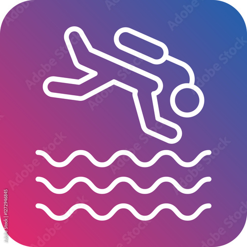 Freediving Icon Style