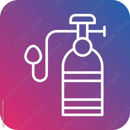 Oxygen Tank Icon Style