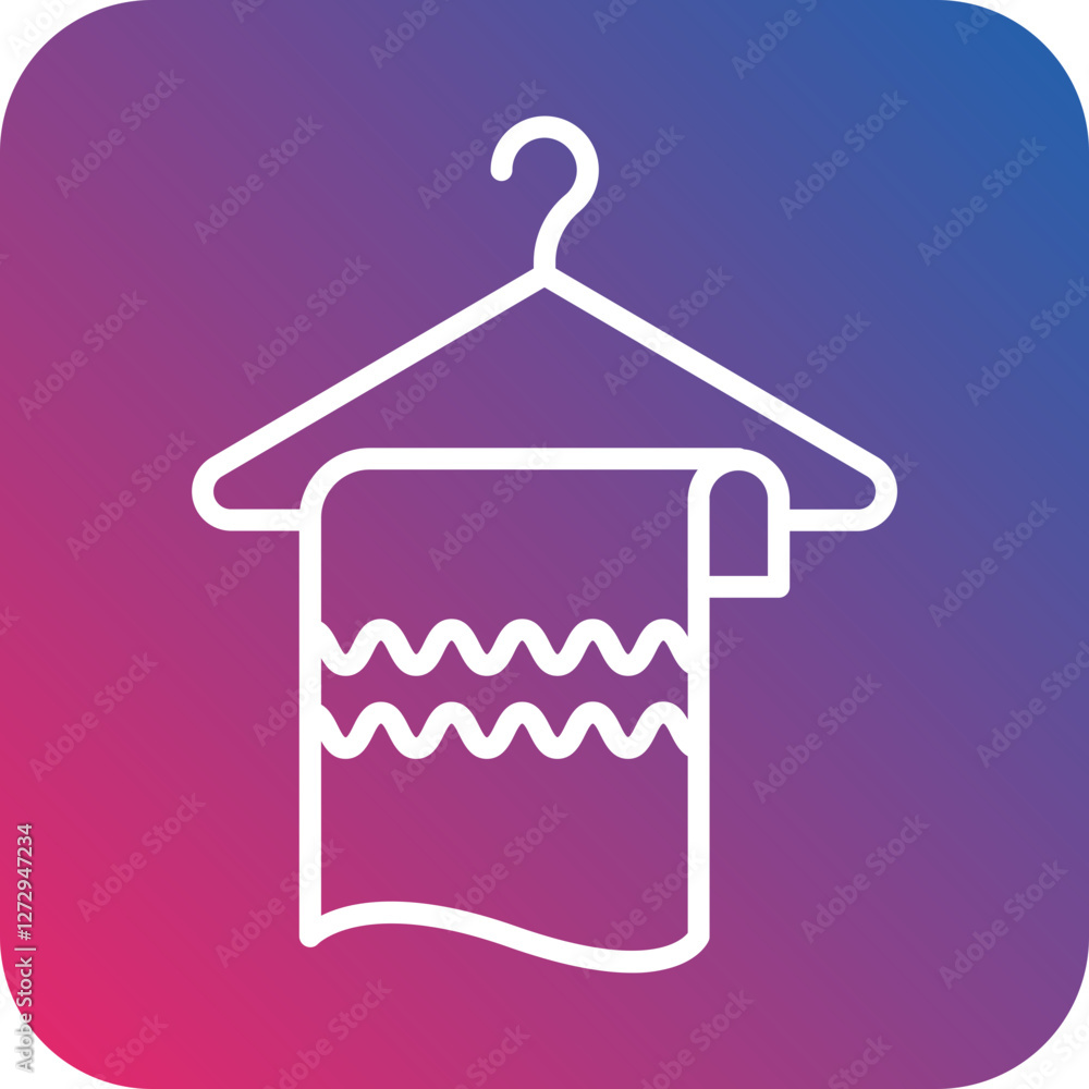 Cloth Towels Icon Style Cloth Towels Icon Style