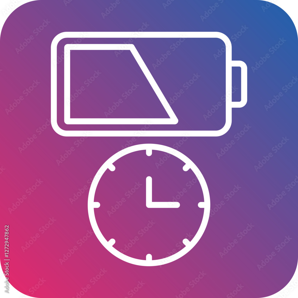 Battery Duration Icon Style Battery Duration Icon Style