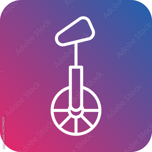 Monocycle Icon Style