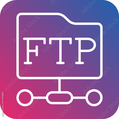 Ftp Protocol Icon Style