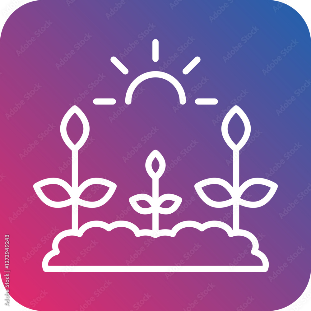 Crops Icon Style Crops Icon Style