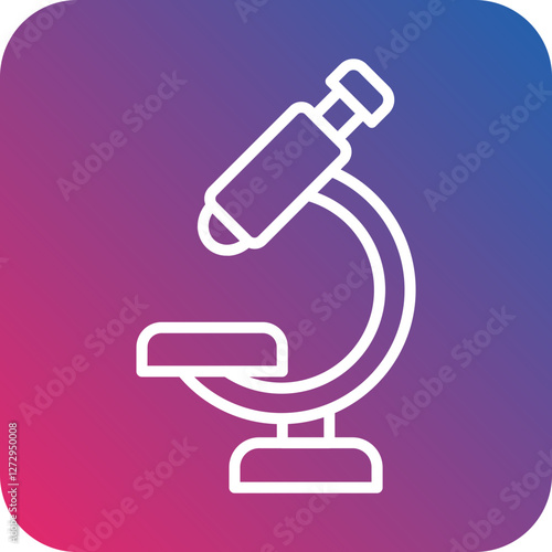 Microscope Icon Style