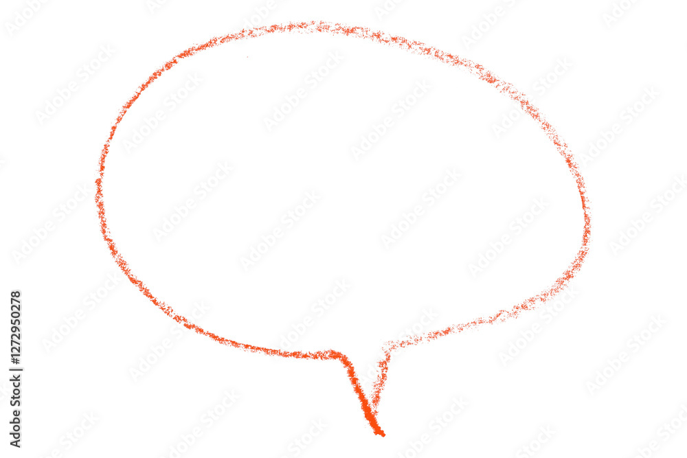 Separate red speech bubble on transparent background. Separate red speech bubble on transparent background.
