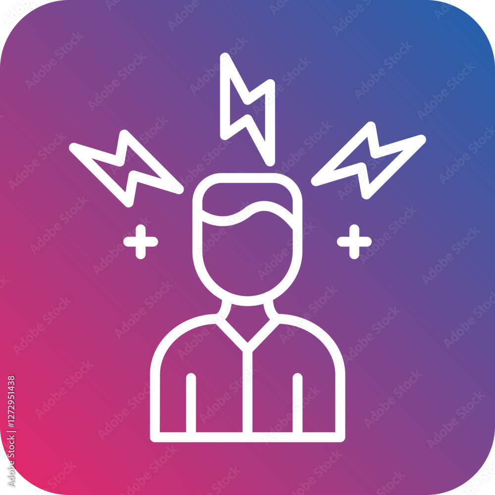 Panic Attack Icon Style Panic Attack Icon Style