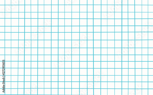 Graph ink doodle check paper. Printable squared grid paper with color lines. Geometric background for school, wrapping, invitations, card, scrapbooking, notebook, diary. Realistic lined paper blank.