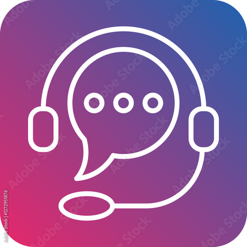 Customer Service Icon Style