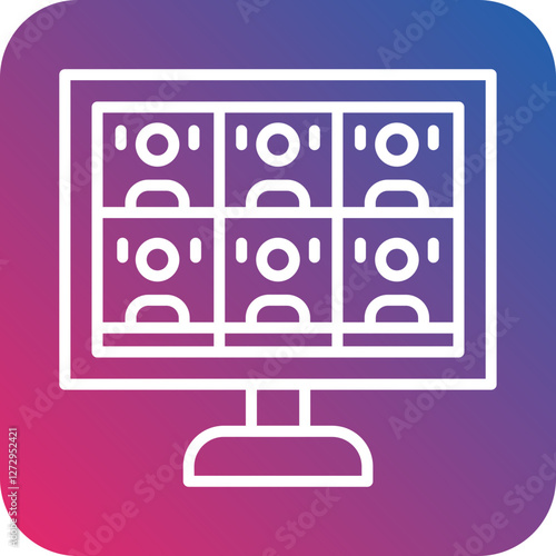 Virtual Team Room Icon Style