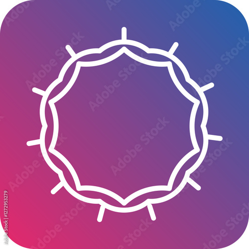 Crown Of Thornes Icon Style