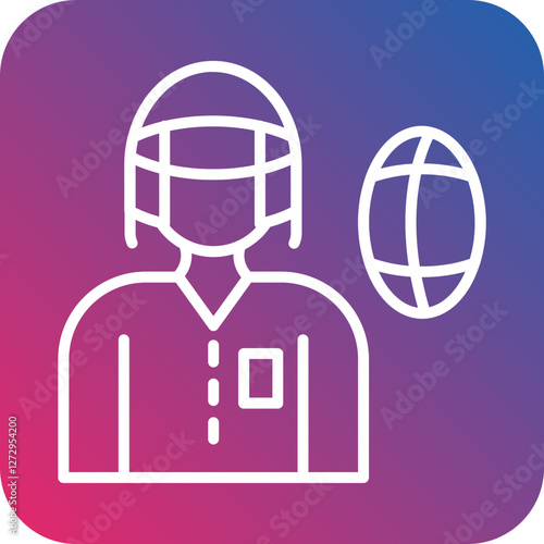 Quarterback Icon Style