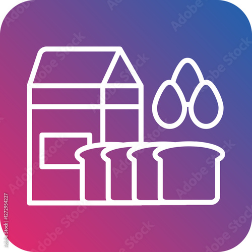 Dairy Products Icon Style