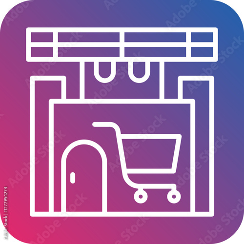 Supermarket Icon Style