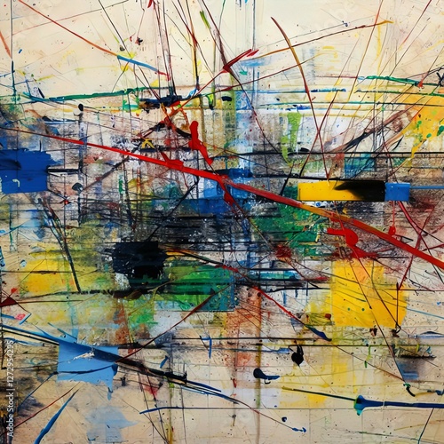 Abstract Expressionism Splatter Paint ConceptArt
