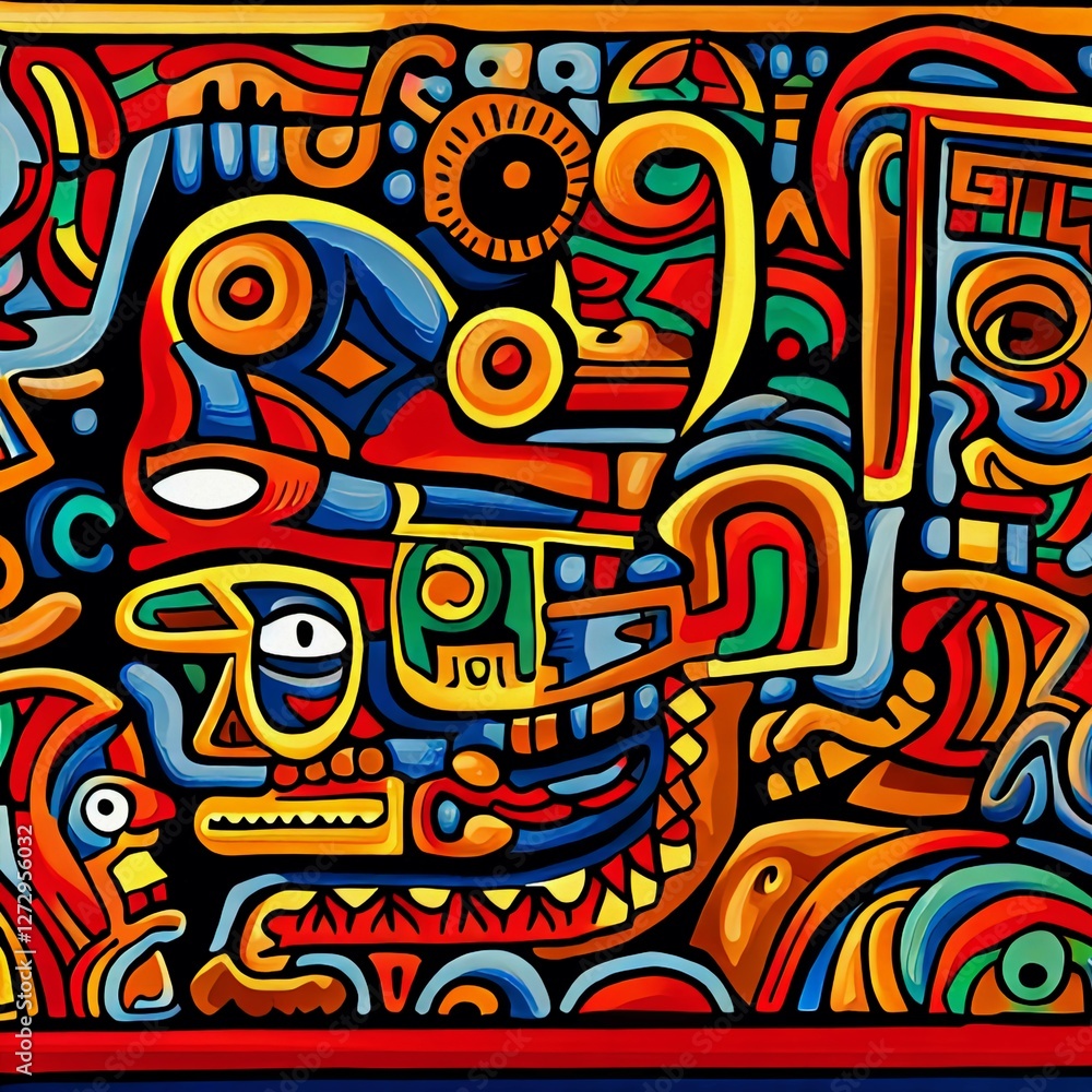 Psychedelic Neotribal Symbolic Artistic Abstract Overlays Psychedelic Neotribal Symbolic Artistic Abstract Overlays