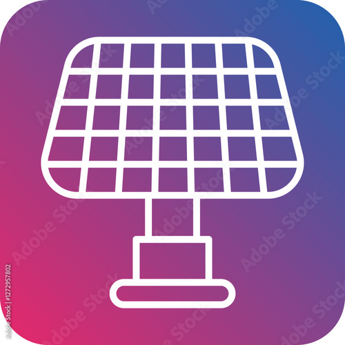 Smart Solar Panel Icon Style