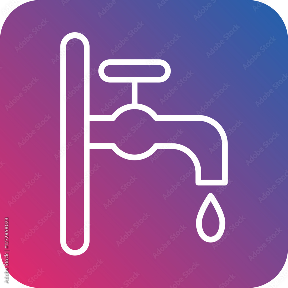 Water Tap Icon Style Water Tap Icon Style