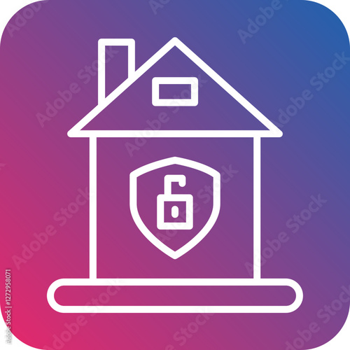Home Security Icon Style