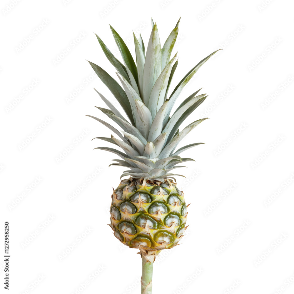 Fototapeta premium Pineapple fruit plant food isolated on transparent background