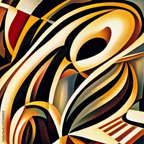 Cubism Geometric Patterns Abstract Overlays