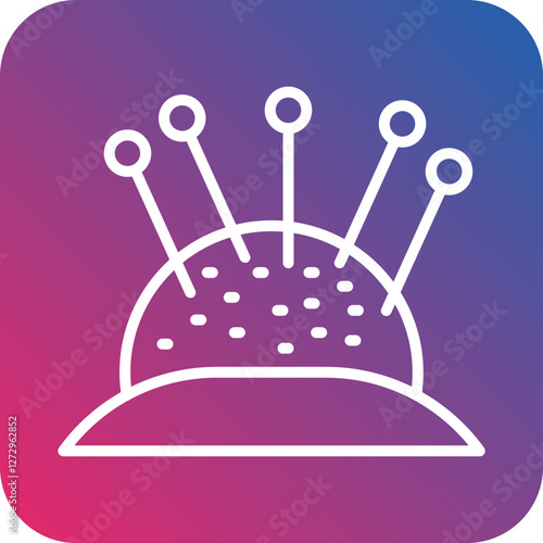 Pin Cushion Icon Style