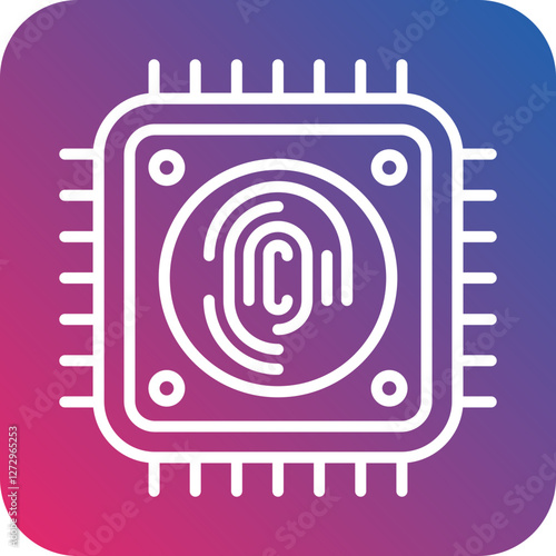 Biometric Cpu Icon Style