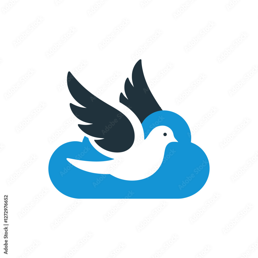 Cloud Bird Logo Cloud Bird Logo