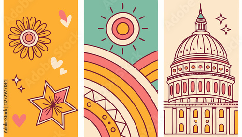 vector illustration of an abstract background