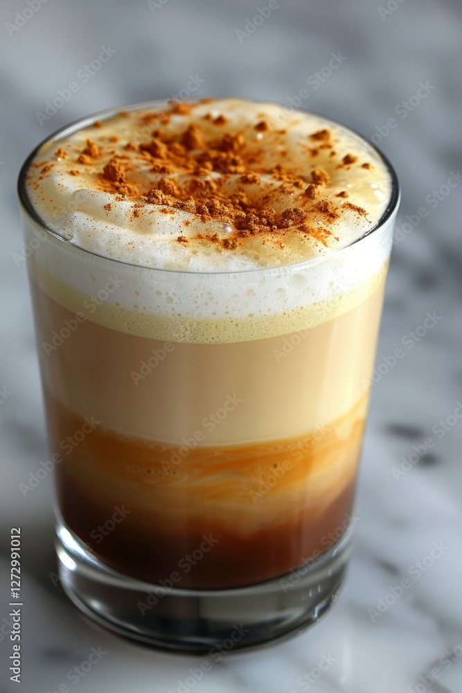 Product photo of Latte Macchiato, brewed coffee, on slate surface, isolated on white background. studio lighting.
Product photo of Latte Macchiato, brewed coffee, on slate surface, isolated on white background. studio lighting.
