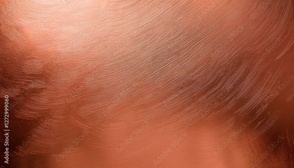 Fototapeta premium shiny grainy matte copper foil texture abstract sanded metal background 