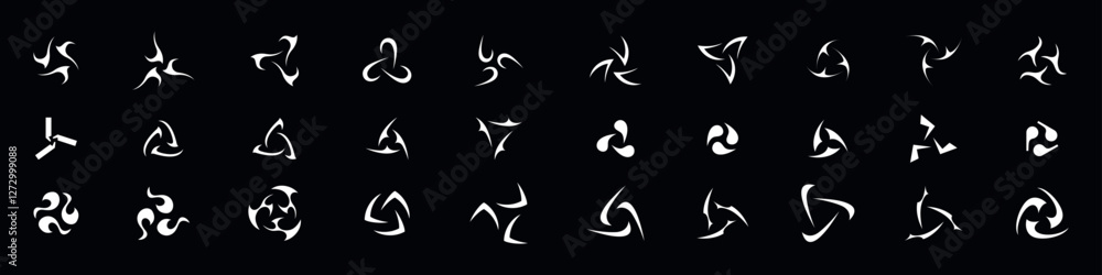 Abstract tribal symbols with a Y2K aesthetic.