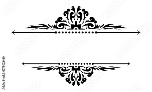 Vintage ornamental frame and border design.