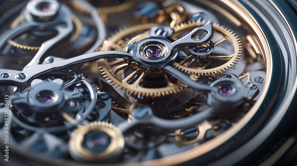 A complex clockwork mechanism in motion, with gears turning effortlessly, illustrating the beauty and precision of mechanical engineering. A complex clockwork mechanism in motion, with gears turning effortlessly, illustrating the beauty and precision of mechanical engineering.