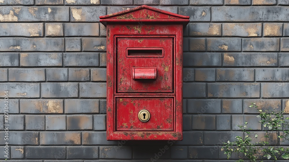 red mailbox object with detailed design isolated on transparent background for versatile use in graphic design projects and digital artworks red mailbox object with detailed design isolated on transparent background for versatile use in graphic design projects and digital artworks